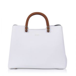 Veganbags Inyati Inita Top Handle Bag White