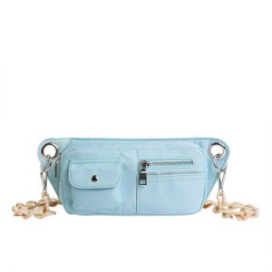 Veganbags Hvisk Brillay Nylon Recycled Baby Blue