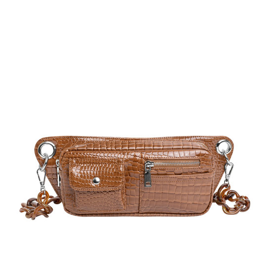 Veganbags Hvisk Brillay Croco Tawny Brown Veganbags Hvisk Brillay Croco Tawny Brown