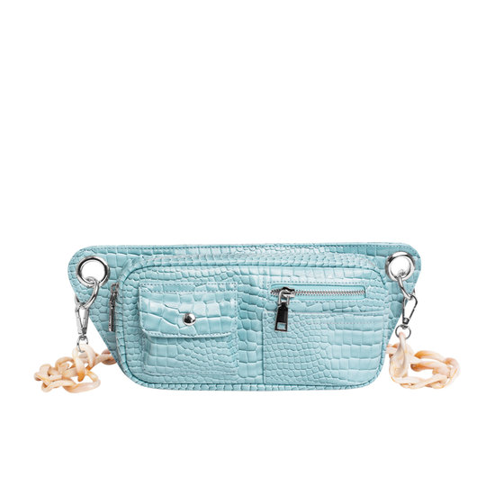 Veganbags Hvisk Brillay Croco Baby Blue Veganbags Hvisk Brillay Croco Baby Blue