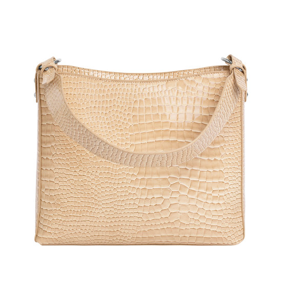 Veganbags Hvisk Amble Croco Light Beige Veganbags Hvisk Amble Croco Light Beige