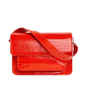Veganbags Hvisk Basel Croco Orange/Red