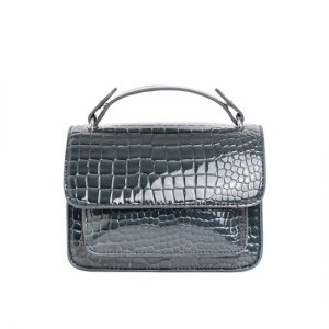 Veganbags Hvisk Renei Croco Grey Dark
