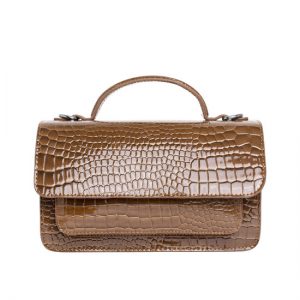 Veganbags Hvisk Tate Croco Brownish