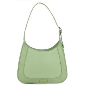 Veganbags Daniel Silfen Shoulder Bag Siri Nylon Green Ash