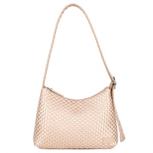 Veganbags Daniel Silfen Shoulder Bag Ulrikke Braided Champagne