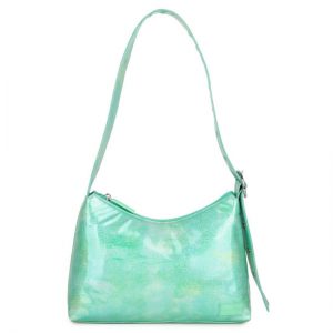 Veganbags Daniel Silfen Shoulder Bag Ulrikke Glitter Watergreen