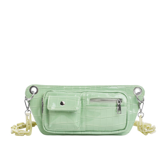 Veganbags Hvisk Brillay Croco Mint Green Veganbags Hvisk Brillay Croco Mint Green
