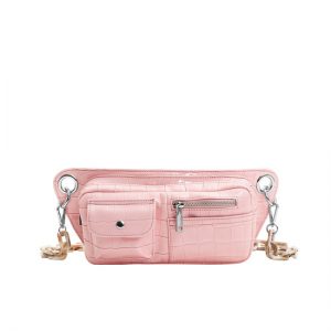 Veganbags Hvisk Brillay Croco Soft Pink