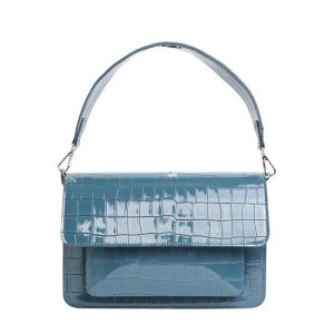 Veganbags Hvisk Basel Croco Dark Blue