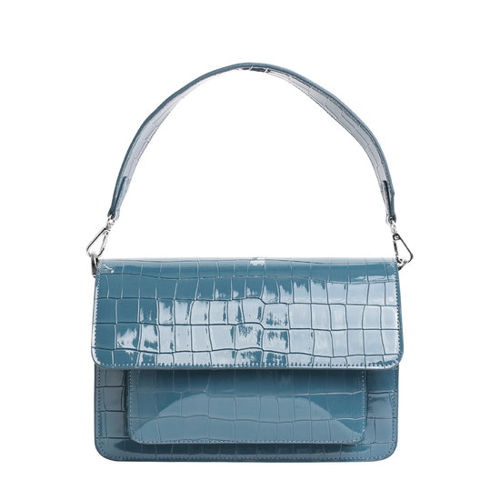 Veganbags Hvisk Basel Croco Dark Blue Veganbags Hvisk Basel Croco Dark Blue