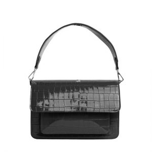 Veganbags Hvisk Basel Croco Black