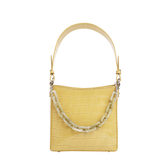 Veganbags Hvisk Amble Croco Small Sunkissed Yellow Veganbags Hvisk Amble Croco Small Sunkissed Yellow