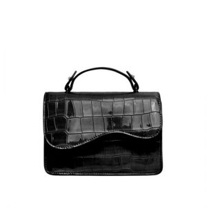 Veganbags Hvisk Crane Croco Black