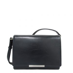 Claudio Ferrici Classico Fold-Over Schoudertas Navy