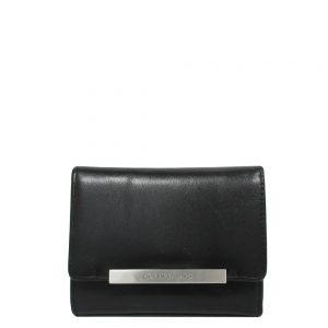 Claudio Ferrici Tri-Fold Portemonnee Black