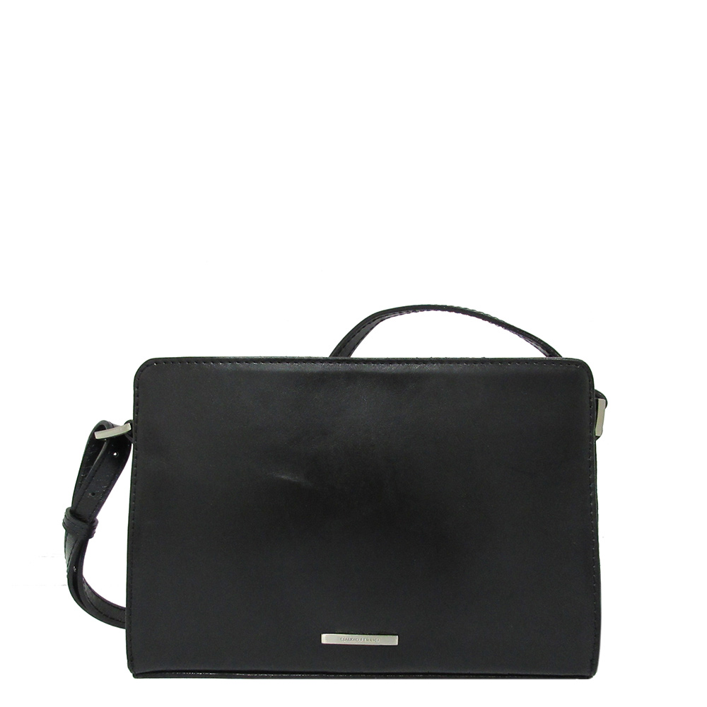 Claudio Ferrici Classico Zipbag Schoudertas Black Claudio Ferrici Classico Zipbag Schoudertas Black