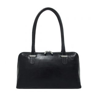 Claudio Ferrici Classico Shopper Schoudertas Navy