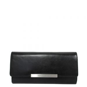 Claudio Ferrici Classico Tri-Fold Portemonnee L Black