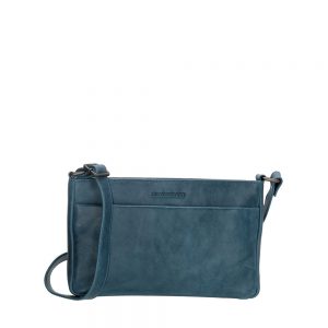 Micmacbags Porto Crossover Schoudertas Jeansblauw
