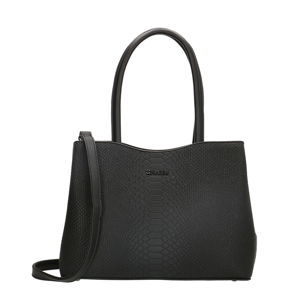 Charm London Woolwich Shopper Black Charm London Woolwich Shopper Black