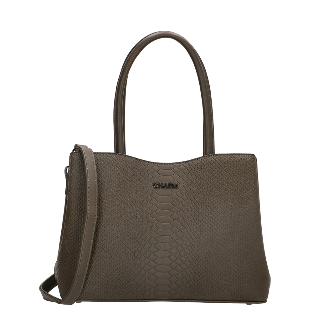 Charm London Woolwich Shopper Olive Green Charm London Woolwich Shopper Olive Green