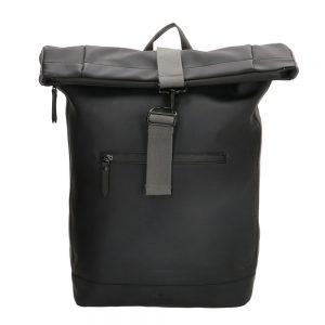 Charm London Neville Waterproof Roll Top Backpack Black