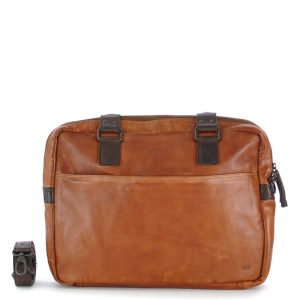 Bear Design Cow Lavato Leandro Laptoptas 15" Cognac / Bruin