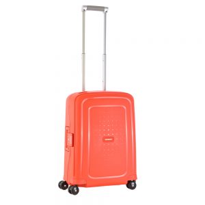 Samsonite S'Cure Spinner 55 Fluo Red Capri