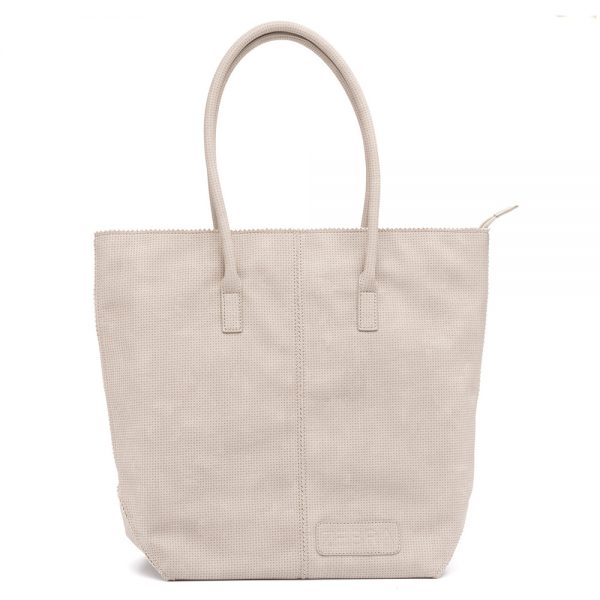 Zebra Trends Natural Bag Kartel Rits Vintage Light Grey