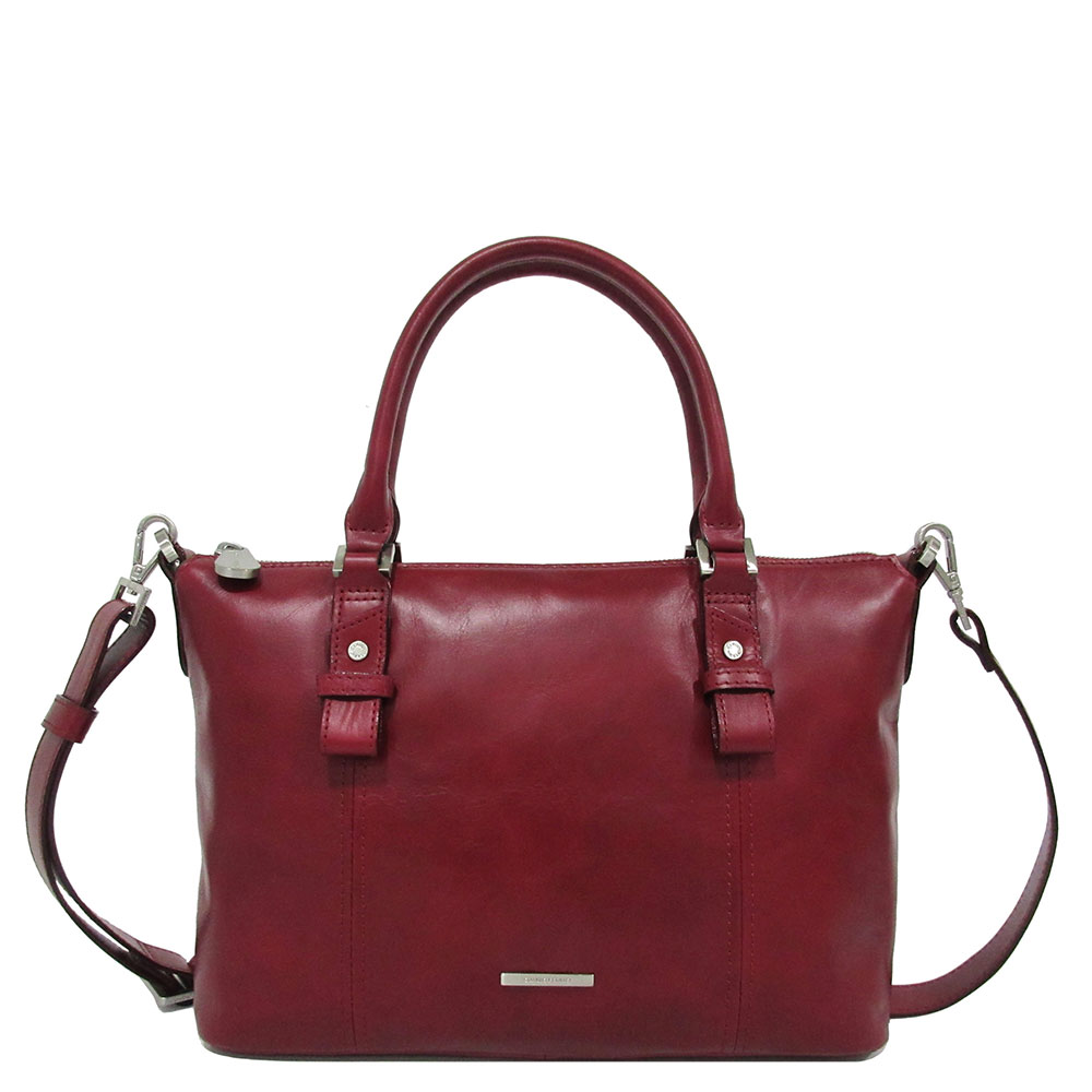 Claudio Ferrici Pelle Vecchia Handtas Tote Red Claudio Ferrici Pelle Vecchia Handtas Tote Red
