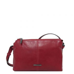 Claudio Ferrici Pelle Vecchia Crossbag Red