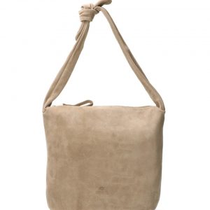 Fred de la Bretoniere Schoudertas suede taupe