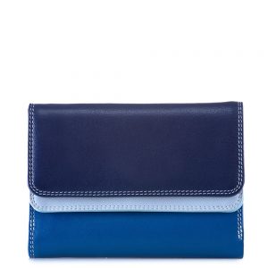 Mywalit Double Flap Purse Portemonnee Denim