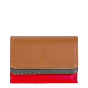 Mywalit Double Flap Purse Portemonnee Caramel
