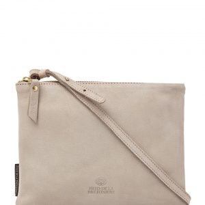 Fred de la Bretoniere Crossbody natuurlijk gelooid leer lichtgrijs