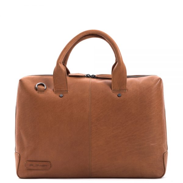 Plevier Basalt Laptoptas 1-Vak 15.6" Cognac