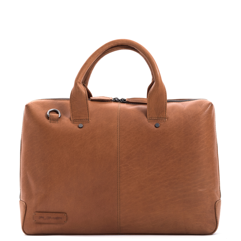 Plevier Basalt Laptoptas 1-Vak 15.6" Cognac Plevier Basalt Laptoptas 1-Vak 15.6" Cognac