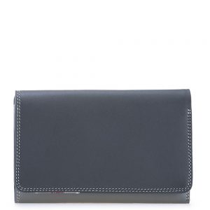 Mywalit Medium Tri-Fold Wallet Outer Zip Portemonnee Storm