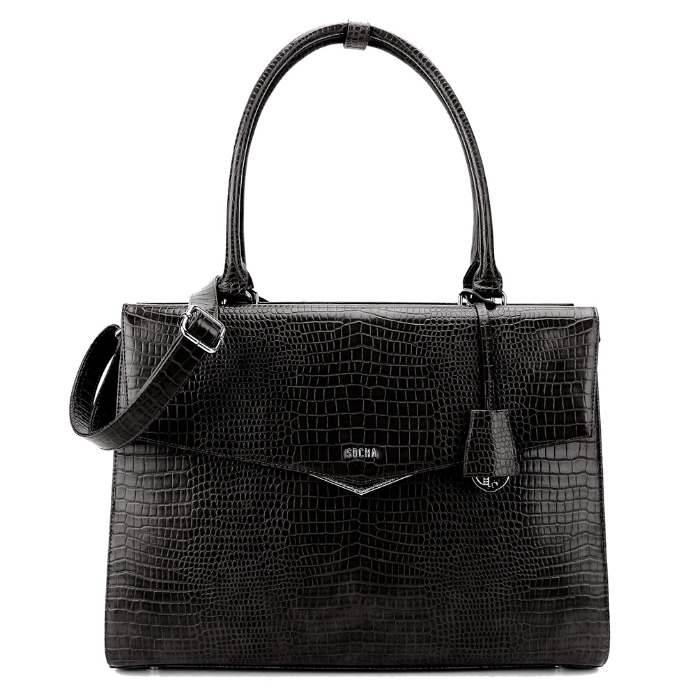 Socha Businessbag Silver Tip 15.6" Black Socha Businessbag Silver Tip 15.6" Black