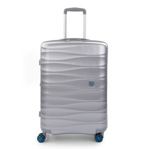 Roncato Stellar 4 Wiel Trolley Medium 64 Expandable Silver