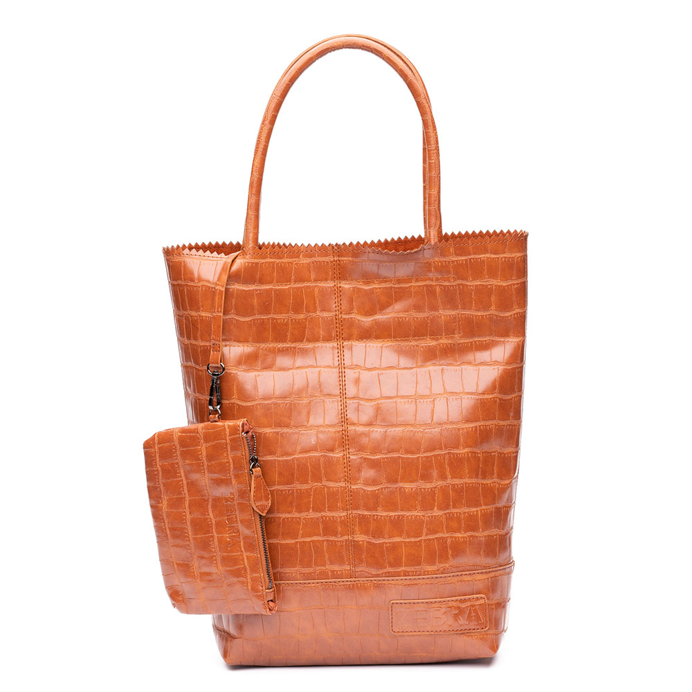 Zebra Trends Natural Bag Kartel Croco Cognac Zebra Trends Natural Bag Kartel Croco Cognac