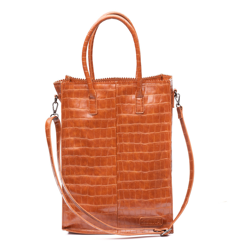 Zebra Trends Natural Bag Rosa XL Croco Cognac Zebra Trends Natural Bag Rosa XL Croco Cognac