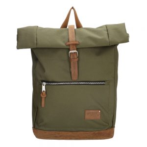 Enrico Benetti Santiago Rolltop Rugtas 15" Olijf