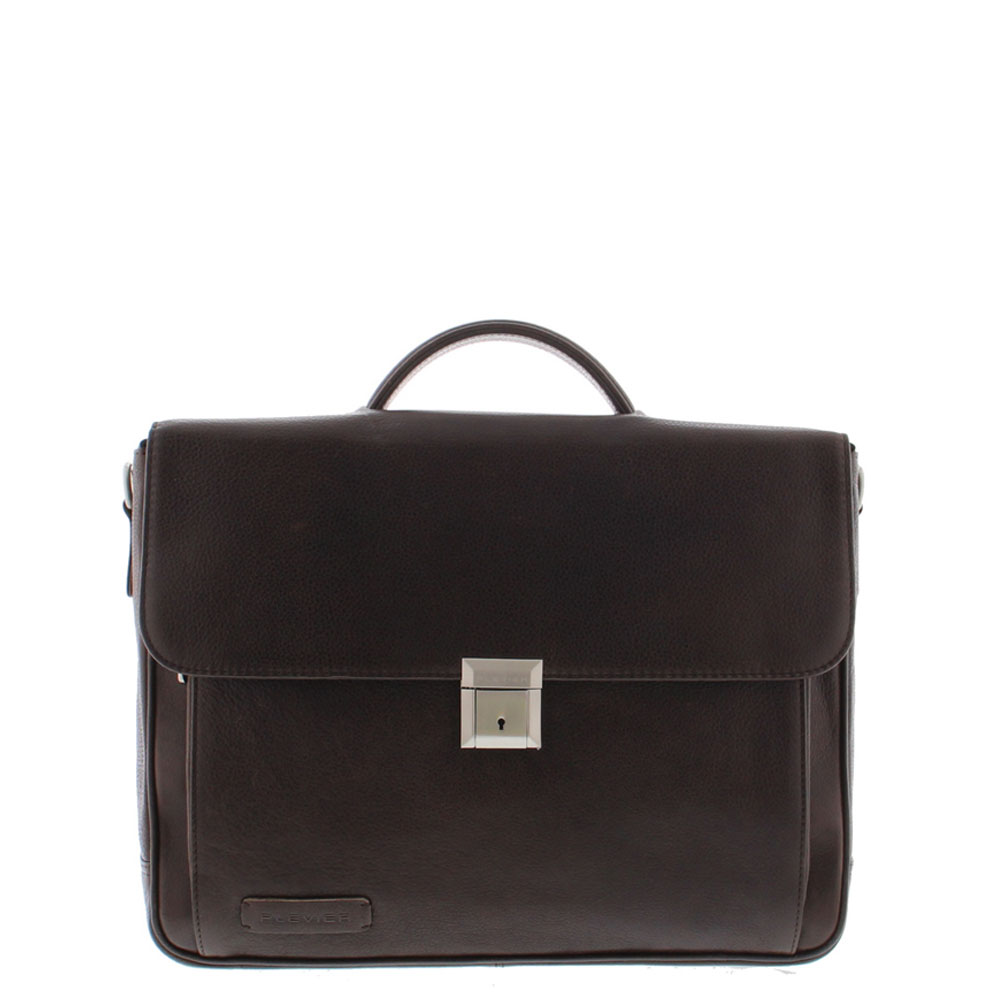 Plevier Norrmalm Laptoptas 2-Vaks 15.6" Dark Brown Plevier Norrmalm Laptoptas 2-Vaks 15.6" Dark Brown