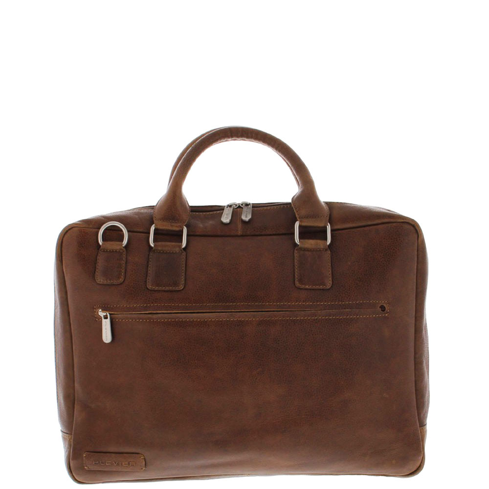 Plevier Urban Surrey Laptoptas 1-Vaks 17.3" Cognac Plevier Urban Surrey Laptoptas 1-Vaks 17.3" Cognac