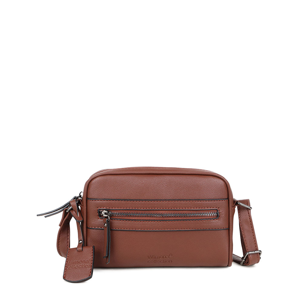 Wimona Ella Schoudertas Small Cognac Wimona Ella Schoudertas Small Cognac