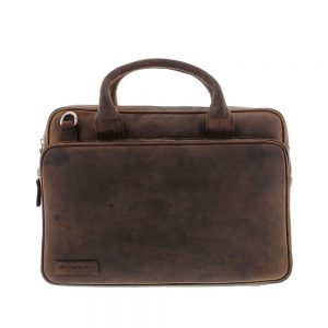 Plevier Retro Bell Laptoptas 2-Vaks 13-15" Dark Brown