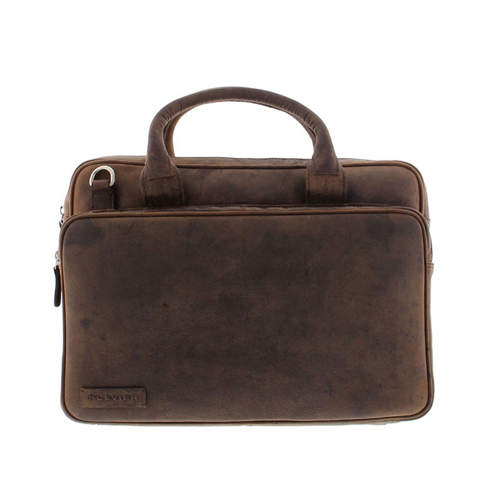 Plevier Retro Bell Laptoptas 2-Vaks 13-15" Dark Brown Plevier Retro Bell Laptoptas 2-Vaks 13-15" Dark Brown