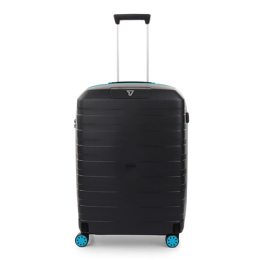 Roncato Box 2.0 Young 4 Wiel Trolley Medium 69 Black Roncato Box 2.0 Young 4 Wiel Trolley Medium 69 Black